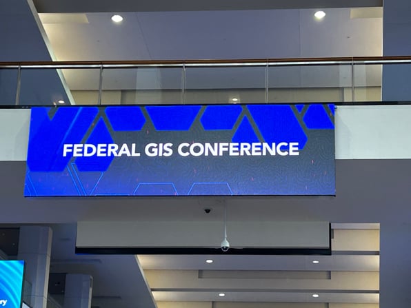 GIS Federal Conference sign