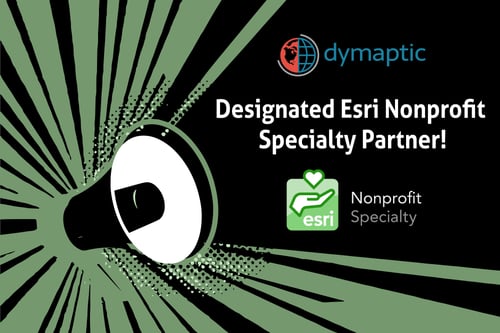 Dymaptic receives Esri Nonprofit Specialty after winning GIS for Good Esri Partner Award